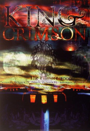 King Crimson - The Fillmore - October 19-21, 2000 (Poster)