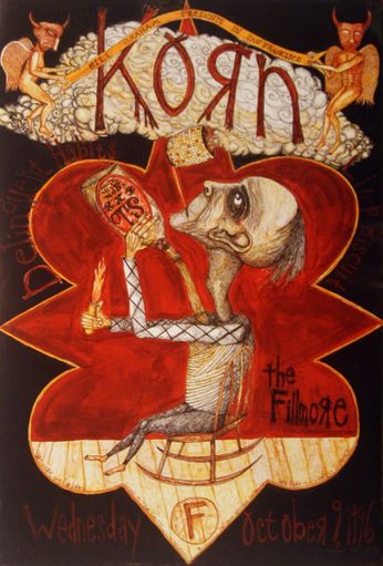 Korn - The Fillmore - October 9, 1996 (Poster)