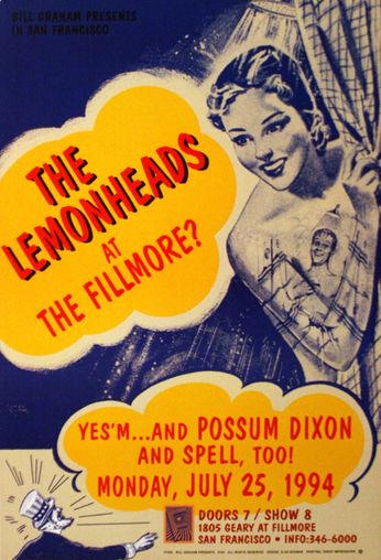 Lemonheads - The Fillmore - July 25, 1994 (Poster)