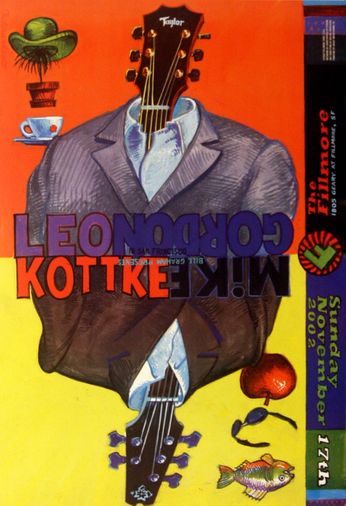 Leo Kottke / Mike Gordon - The Fillmore - November 17, 2002 (Poster)