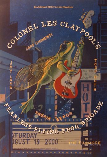 Colonel Les Claypool's Fearless Flying Frog Brigade - The Fillmore - August 19, 2000 (Poster)