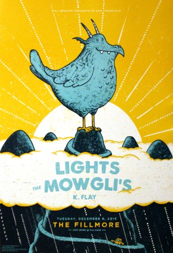 Lights / Mowgli's - The Fillmore - December 8, 2015 (Poster)