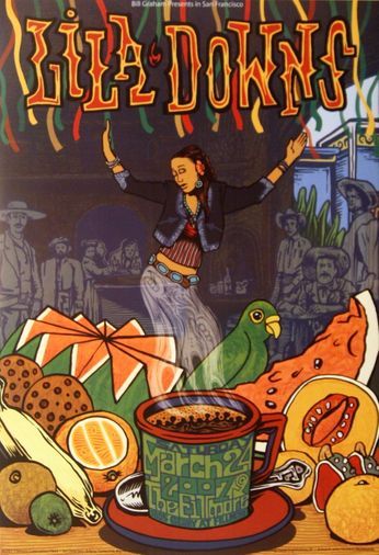 Lila Downs - The Fillmore - March 24, 2007 (Poster)