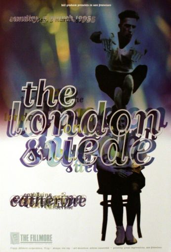 London Suede - The Fillmore - March 5, 1995 (Poster)