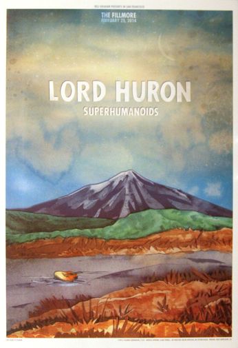 Lord Huron - The Fillmore - February 25, 2014 (Poster)
