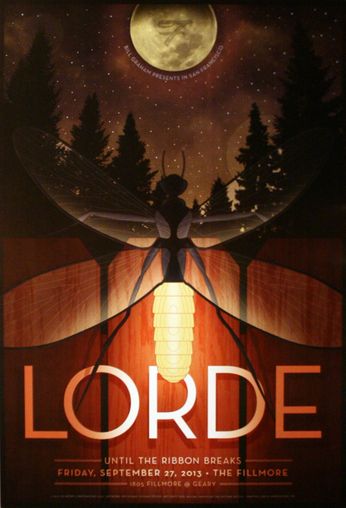 Lorde - The Fillmore - September 27, 2013 (Poster)