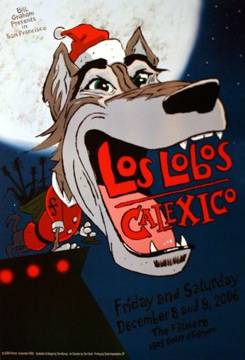 Los Lobos - The Fillmore - December 8 & 9, 2006 (Poster)
