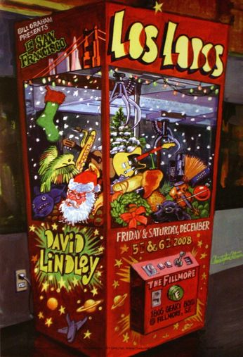 Los Lobos - The Fillmore - December 5 & 6, 2008 (Poster)
