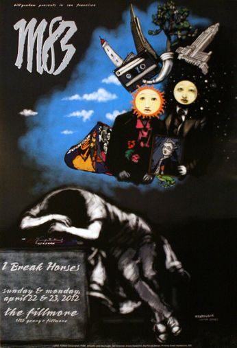 M83 - The Fillmore - April 22 & 23, 2012 (Poster)