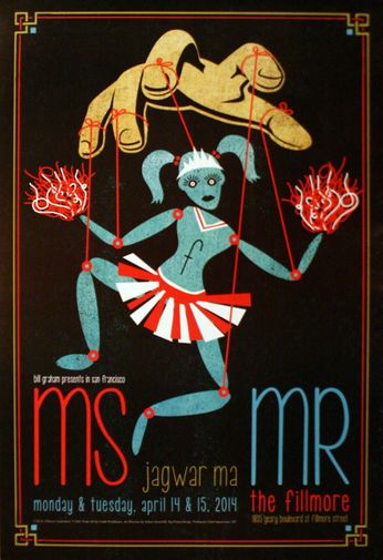 MS MR - The Fillmore - April 14 & 15, 2014 (Poster)