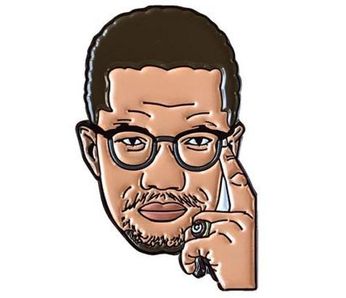 Malcolm X (Enamel Pin)