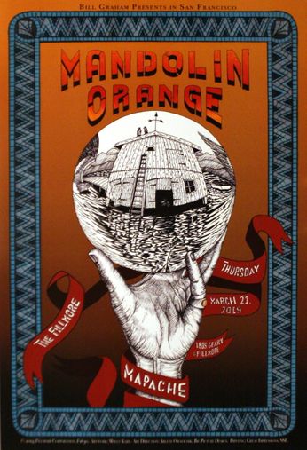 Mandolin Orange - The Fillmore - March 21, 2019 (Poster)