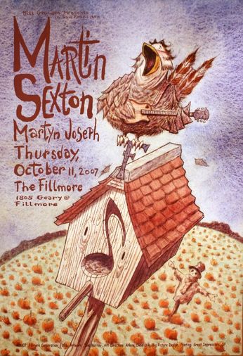 Martin Sexton - The Fillmore - October 11, 2007 (Poster)