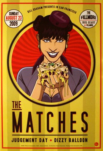 Matches - The Fillmore - August 23, 2009 (Poster)