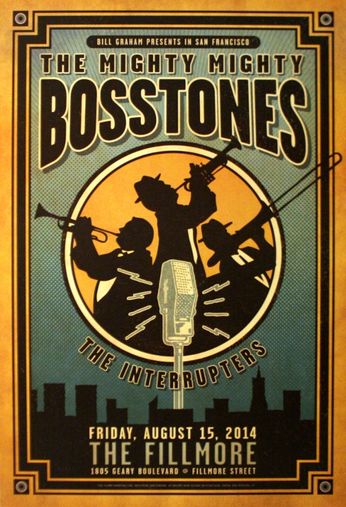 Mighty Mighty Bosstones - The Fillmore - August 15, 2014 (Poster)