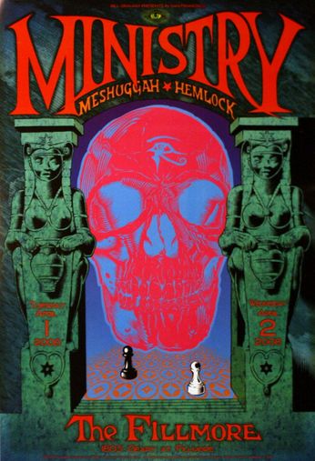 Ministry - The Fillmore - April 1 & 2, 2008 (Poster)