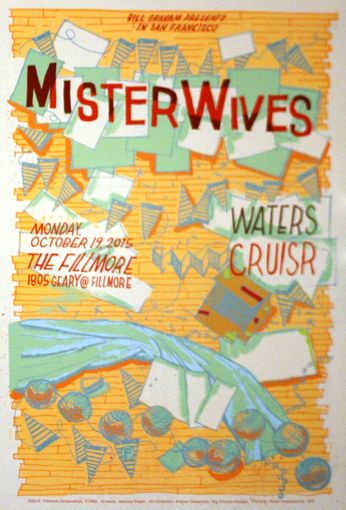 MisterWives - The Fillmore - October 19, 2015 (Poster)