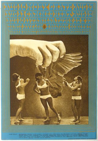 Moby Grape / Canned Heat / Vanilla Fudge - Avalon Ballroom SF - August 10-13, 1967 (Poster) [VG+]
