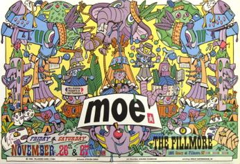 Moe. - The Fillmore - November 26 & 27, 1999 (Poster)