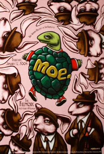 Moe. - The Fillmore - January 17, 2008 (Poster)