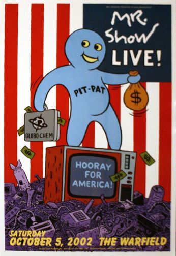 Mr. Show Live! - The Warfield SF - October 5, 2002 (Poster)