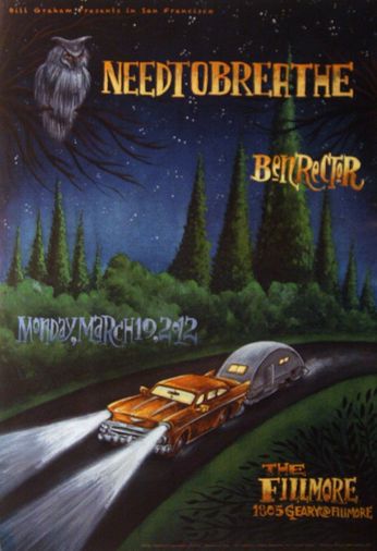 Needtobreathe - The Fillmore - March 19, 2012 (Poster)