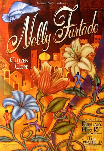 Nelly Furtado - The Warfield SF - February 14 & 15, 2002 (Poster)