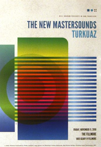 New Mastersounds - The Fillmore - November 11, 2016 (Poster)