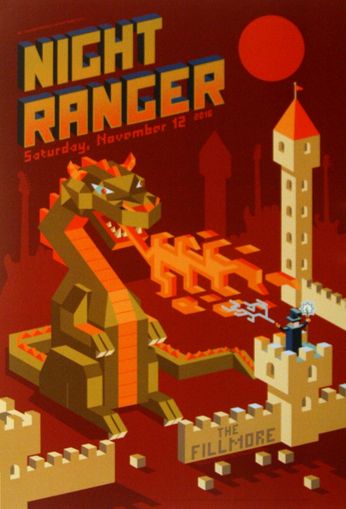 Night Ranger - The Fillmore - November 12, 2016 (Poster)