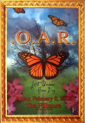 O.A.R. - The Fillmore - February 8, 2002 (Poster)