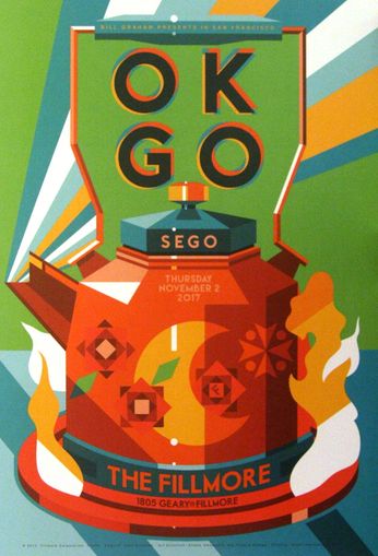 OK Go - The Fillmore - November 2, 2017 (Poster)