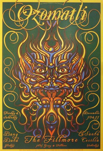 Ozomatli - The Fillmore - December 10 & 11, 2010 (Poster)