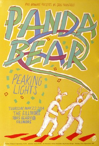 Panda Bear - The Fillmore - May 22, 2014 (Poster)
