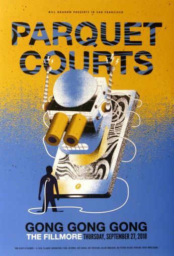 Parquet Courts - The Fillmore - September 27, 2018 (Poster)
