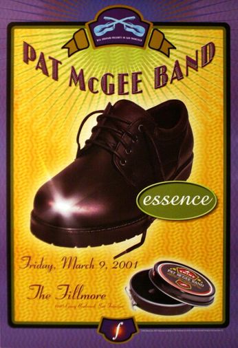 Pat McGee Band - The Fillmore - March 9, 2001 (Poster)
