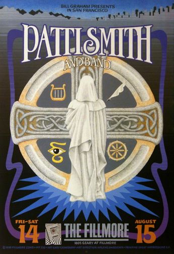 Patti Smith And Band - The Fillmore - August 14 & 15, 1998 (Poster)