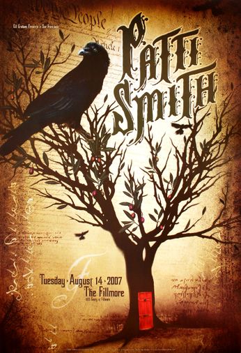 Patti Smith - The Fillmore - August 14, 2007 (Poster)