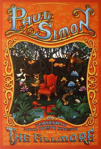 Paul Simon - The Fillmore - April 27, 2011 (Poster) 
