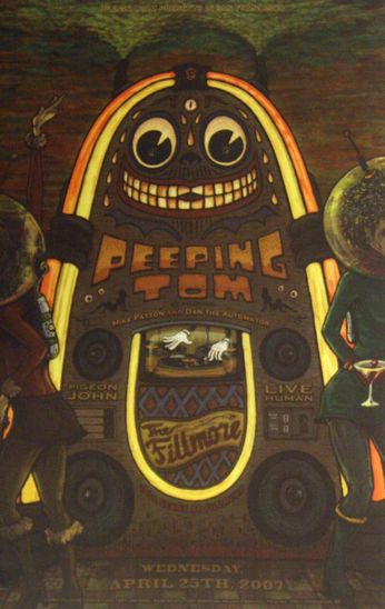 Peeping Tom - The Fillmore - April 25, 2007 (Poster)
