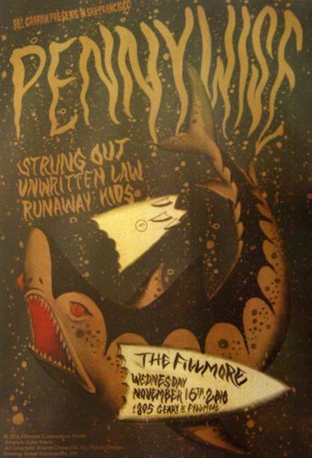 Pennywise - The Fillmore - November 16, 2016 (Poster)