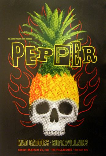 Pepper - The Fillmore - March 25, 2007 (Poster)