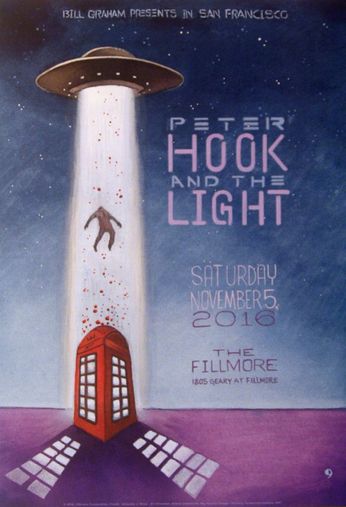 Peter Hook & The Light - The Fillmore - November 5, 2016 (Poster)