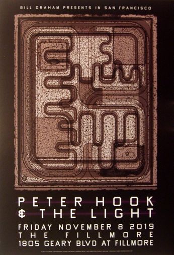 Peter Hook & The Light - The Fillmore - November 8, 2019 (Poster)