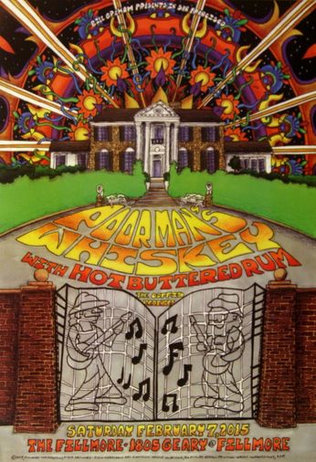 Poor Man's Whiskey - The Fillmore - February 7, 2015 (Poster)