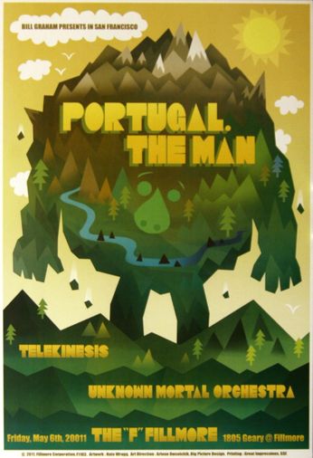 Portugal. The Man - The Fillmore - May 6, 2011 (Poster)