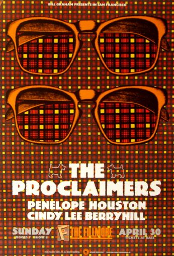 Proclaimers - The Fillmore - April 30, 1989 (Poster)