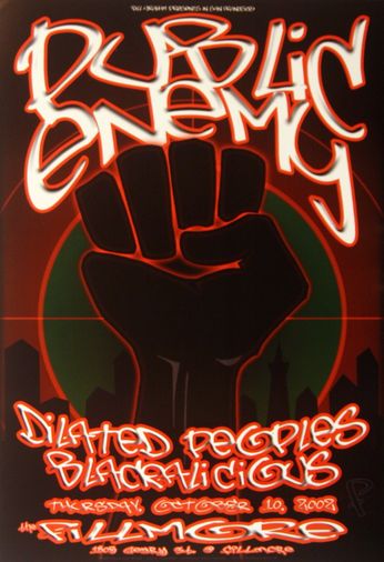 Public Enemy - The Fillmore - October 10, 2002 (Poster)
