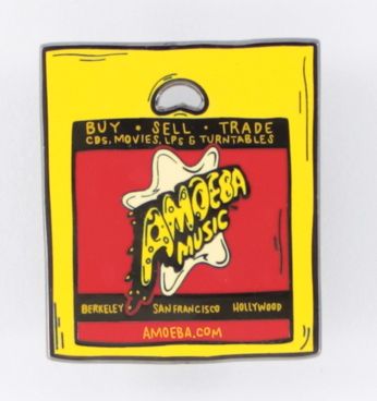 Amoeba Shopping Bag Enamel Pin