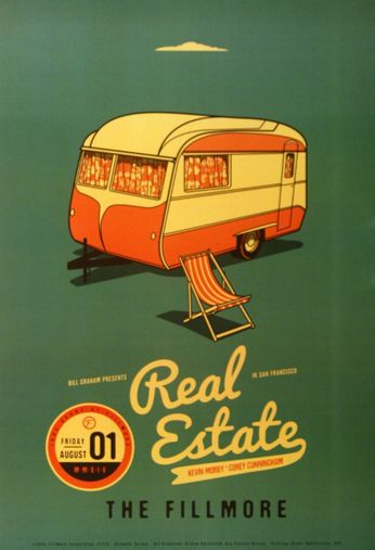 Real Estate - The Fillmore - August 1, 2014 (Poster)