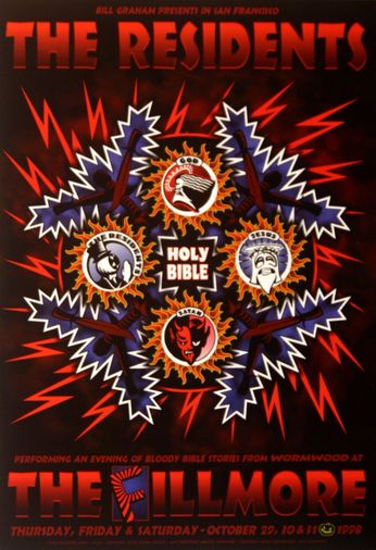 Residents - The Fillmore - October 29-31, 1998 (Poster)